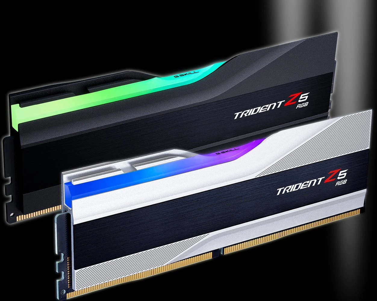 32GB (2x16GB) G.SKILL Trident Z5 RGB, DDR5-5600, XMP, CL36, RGB Arbeitsspeicher – F5-5600J3636C16GX2-TZ5RK