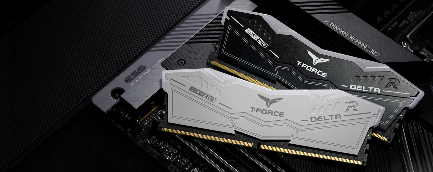 TeamGroup T-Force DELTA RGB weiß UDIMM 32GB Kit, DDR5-6000