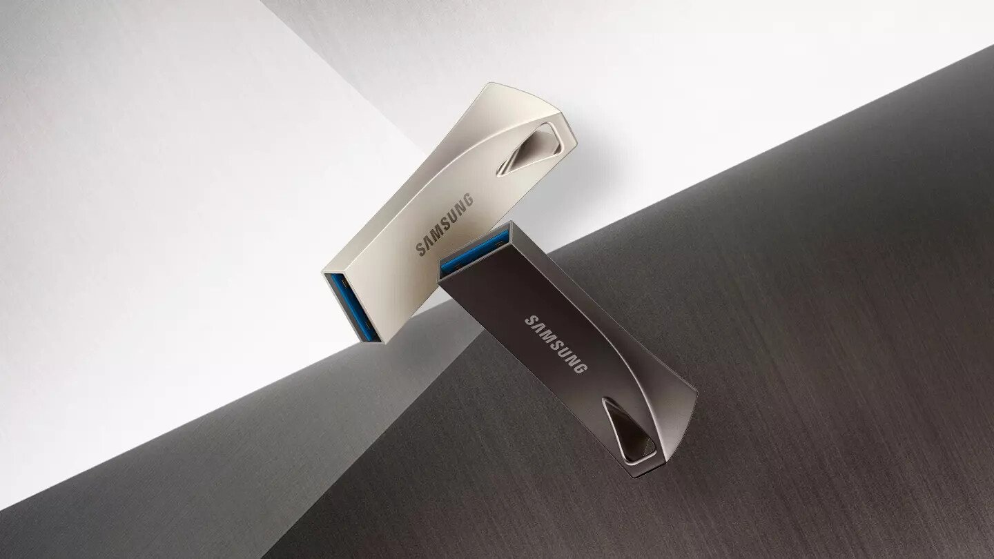 64 GB  Samsung USB Stick Bar Plus 2020 Titan Gray, USB-A 3.0