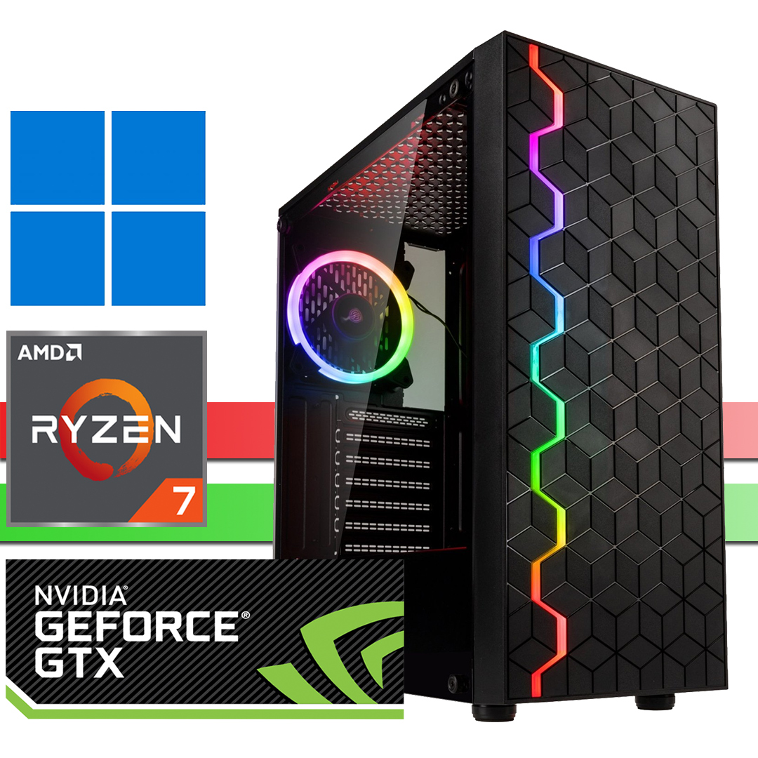 X-Gaming 4700S | 16GB RAM DDR6 | 512GB SSD | 1000GB HDD | Nvidia RTX 3050 8G | Windows 11 Professional