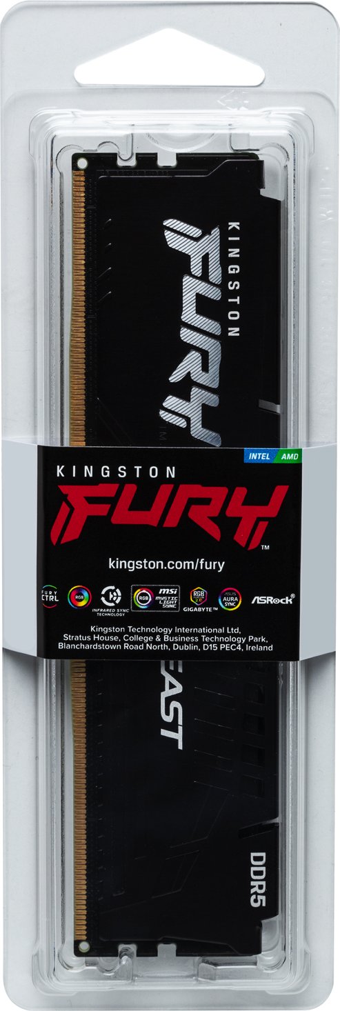 16GB DDR5-5600 Kingston FURY Beast DIMM - KF556C36BBE-16