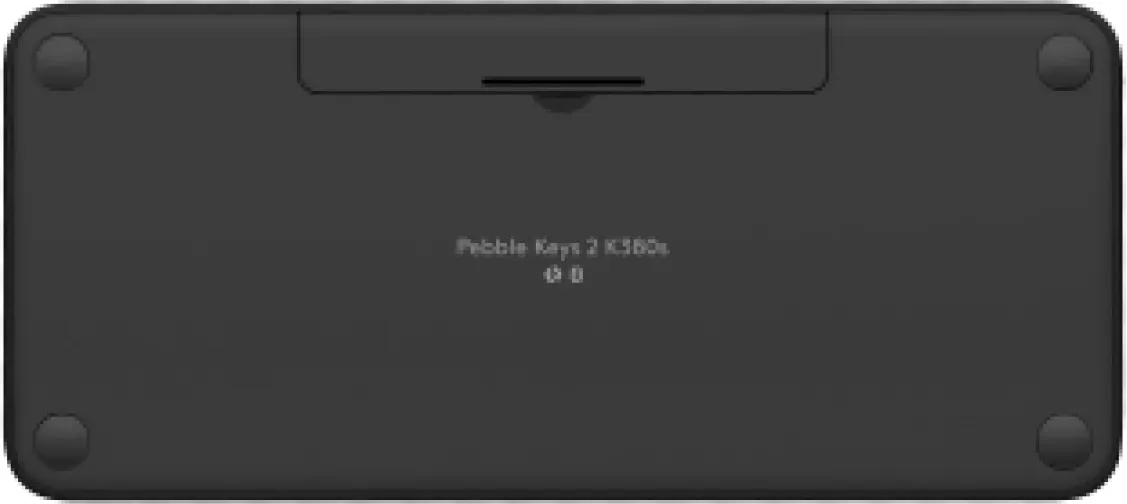 Logitech K380s Pebble Keys 2, schwarz/grau, Logi Bolt, USB/Bluetooth, DE