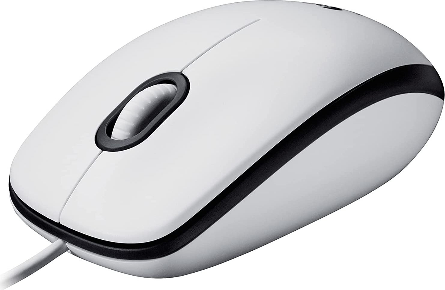 Logitech M100 Refresh  Optical Mouse weiß, USB