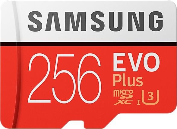 256 GB Samsung microSDXC EVO Plus (2020) Kit , UHS-I U3/Class 10