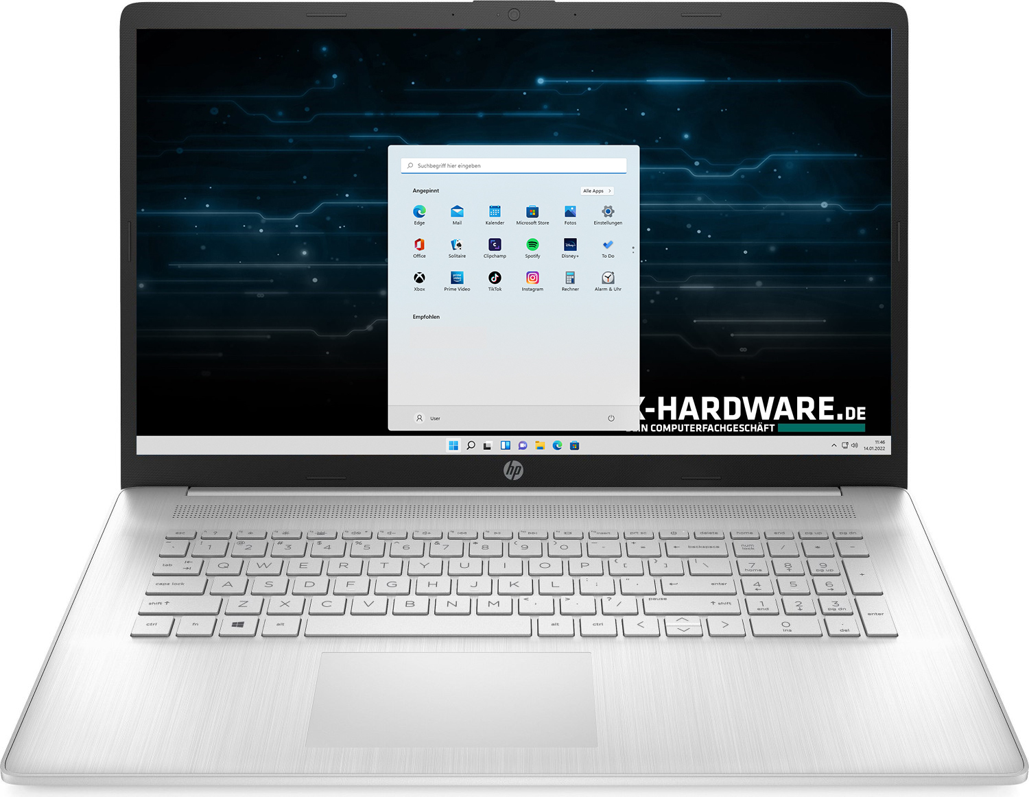 HP 17-cn0176ng Natural Silver, Core™ i7-1165G7, 16GB RAM, 512GB NVMe SSD, Intel® Iris® Xe, Windows 11 Home