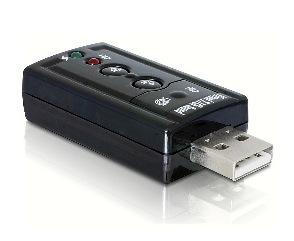 DeLOCK USB Sound Adapter 7.1, USB - 61645