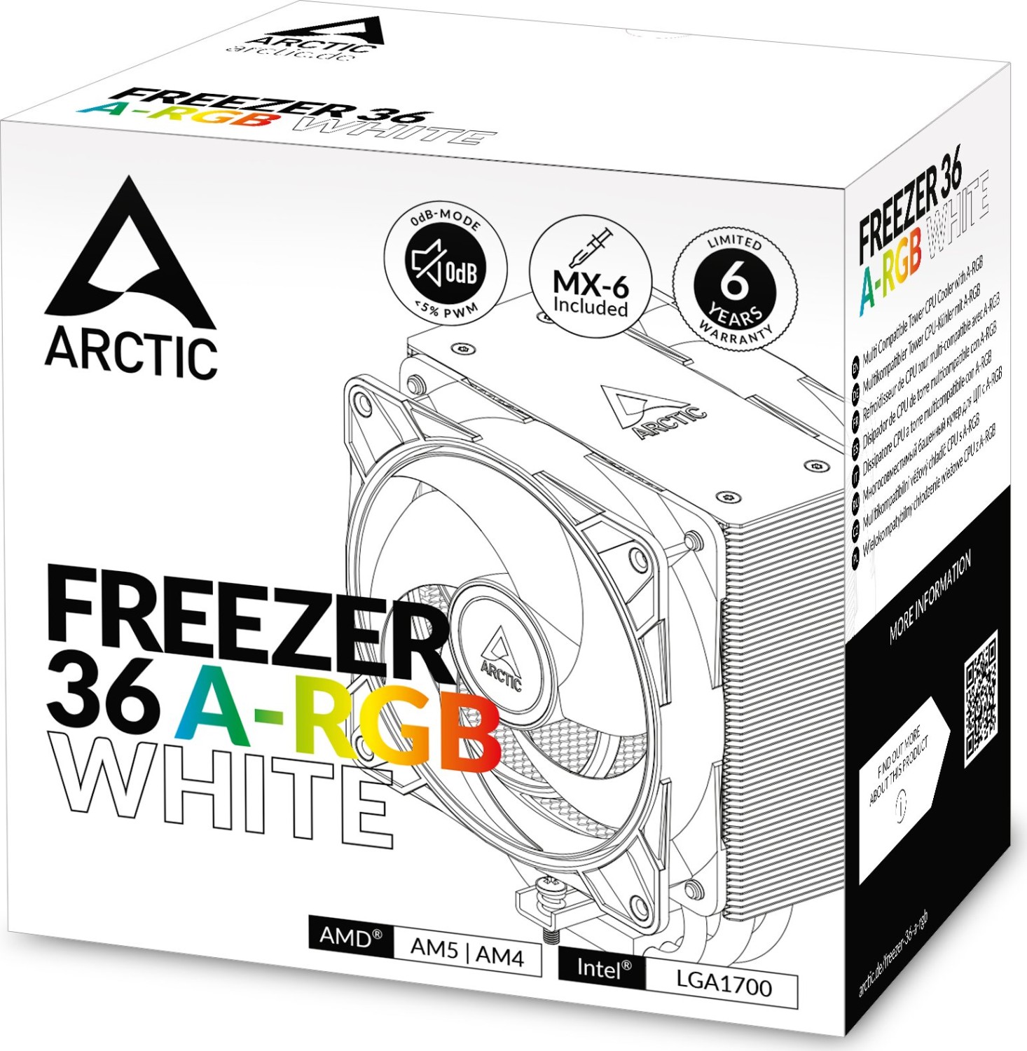 Arctic Freezer 36 ARGB White