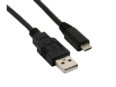 USB 2.0-Anschlusskabel - A-St.-->USB Micro-B - 0,5m