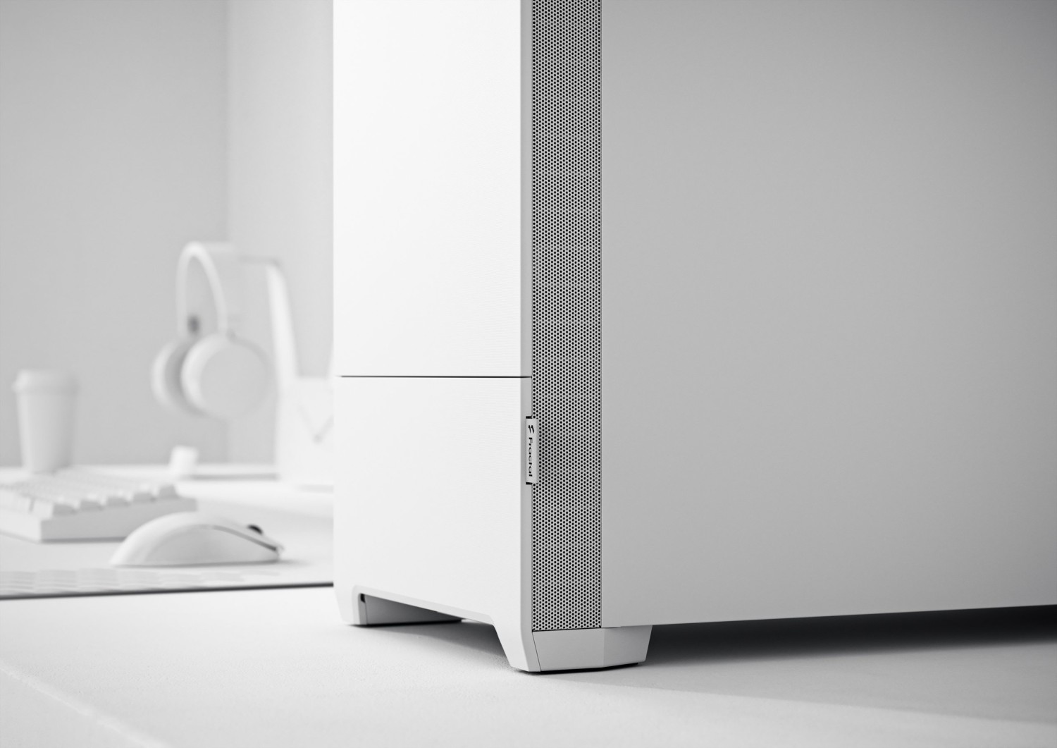 Fractal Design Pop Silent White TG Clear Tint, Glasfenster, schallgedämmt