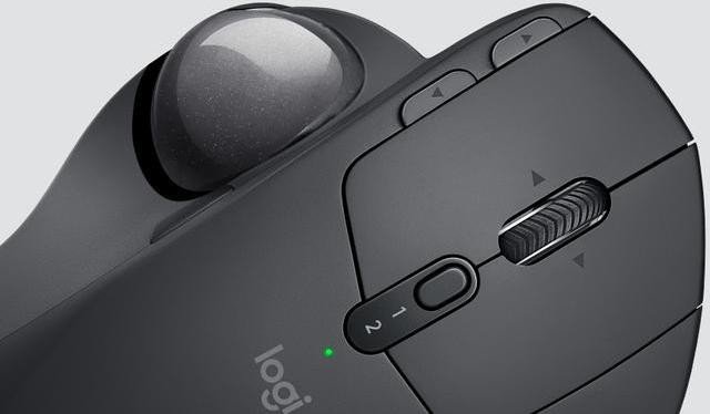 Logitech MX Ergo Wireless Trackball, USB, USB/Bluetooth, Ergonomische Maus Logitech MX Ergo Wireless Trackball, USB, USB/Bluetooth, Ergonomische Maus