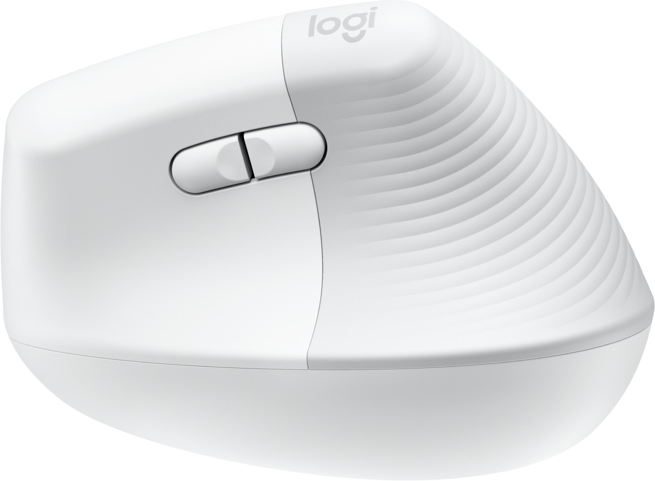 LOGITECH Lift Vertikale Ergonomische Maus, Off-White, Logi Bolt, USB/Bluetooth