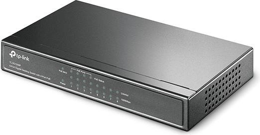 TP-Link TL-SG1008P Desktop Gigabit Switch, 8x RJ-45, PoE+