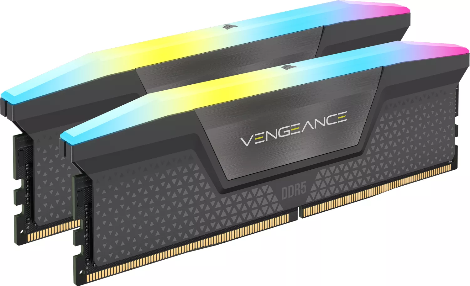 64GB Corsair Vengeance RGB grau DIMM Kit, DDR5-6000 - CMH64GX5M2B6000Z30