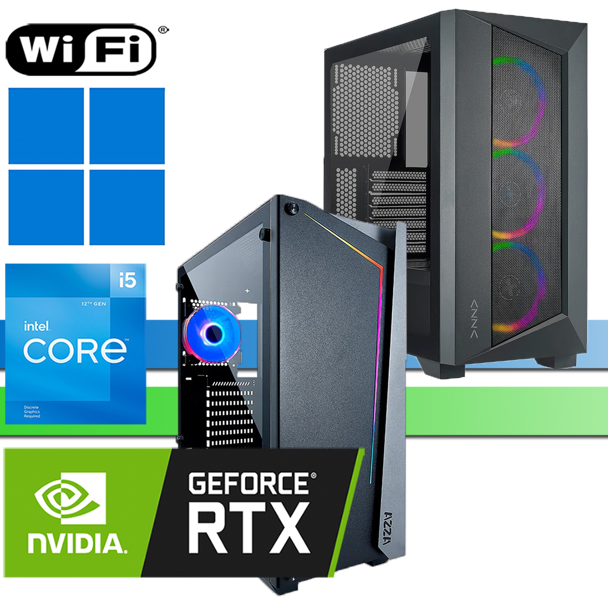 X-Gaming PC | Intel Core i5-12400F | ohne RAM, SSD & GPU