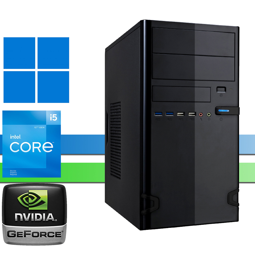 X-Working 12400 | 16GB RAM DDR4 | 256GB NVMe SSD | Nvidia GT730 | Windows 11 Professional
