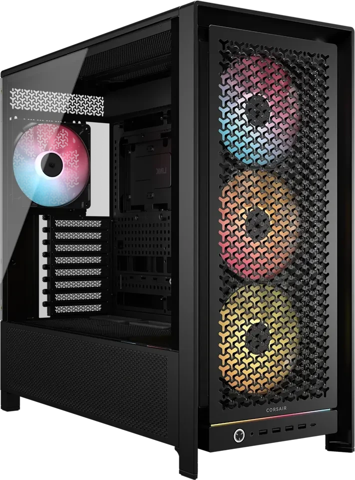 Corsair Frame 5000D RS ARGB, schwarz, Glasfenster