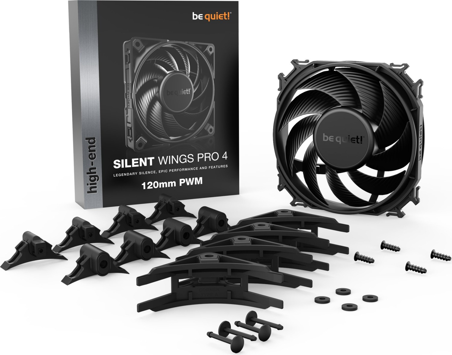 120mm be quiet! Silent Wings Pro 4 PWM - BL098