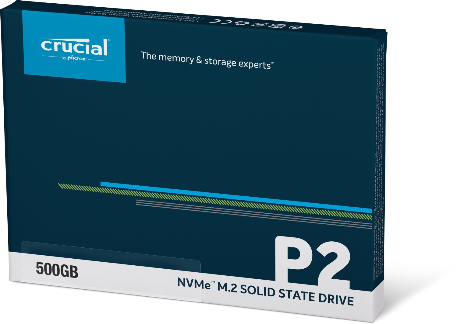 500 GB Crucial P2 SSD, M.2