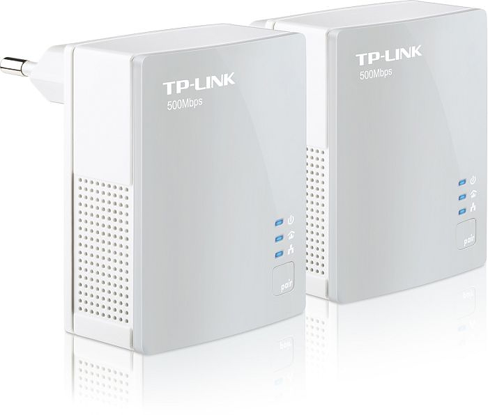 TP-Link Powerline AV600 Starter Kit, HomePlug AV, RJ-45, 2er-Pack - TL-PA4010KIT