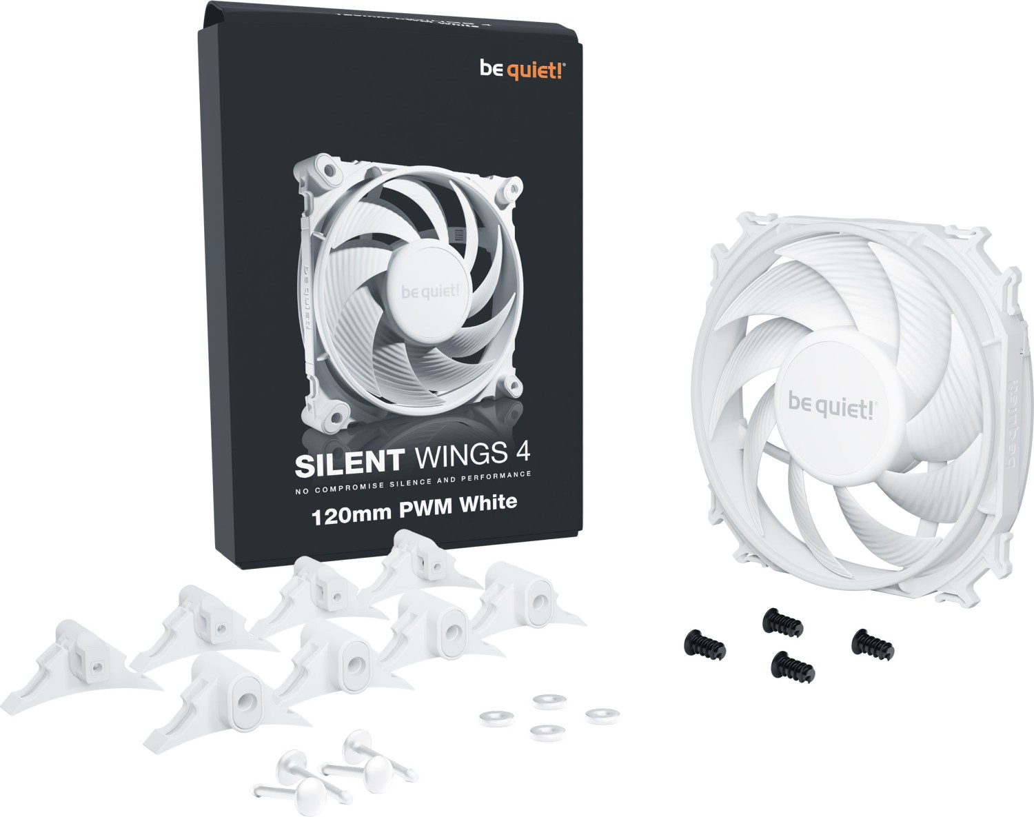 120mm be quiet! Silent Wings 4 PWM White - BL114
