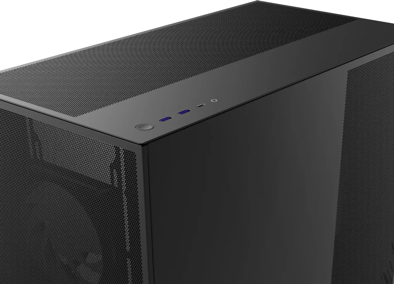 NZXT H7 Flow Matte Black, Glasfenster