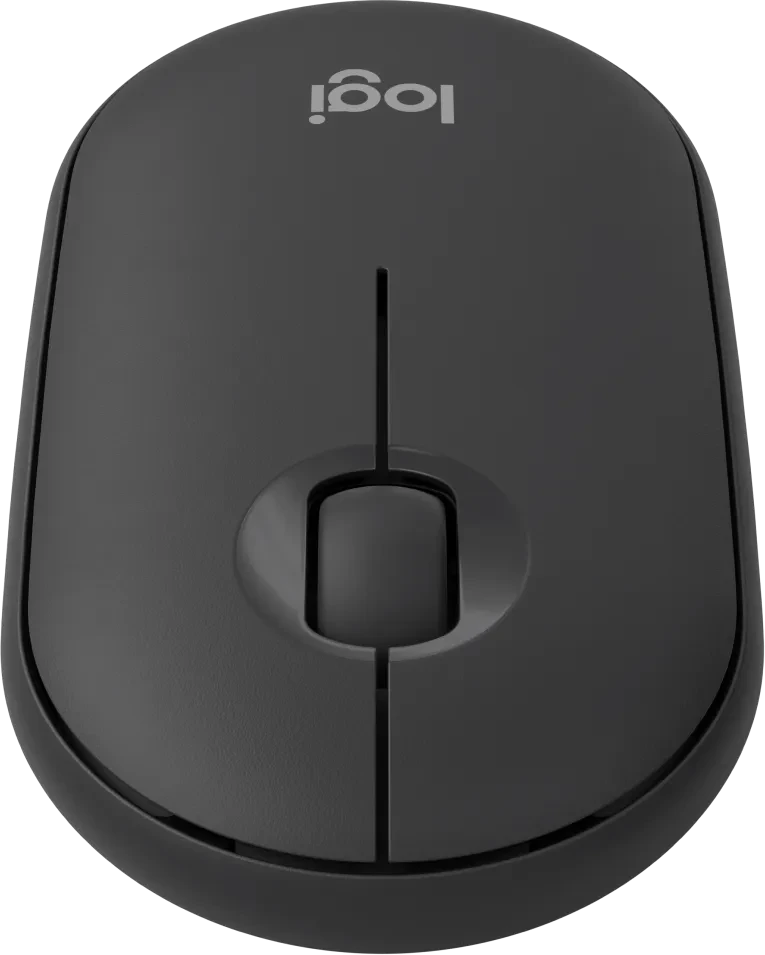 Logitech M350s Pebble Mouse 2 schwarz/grau, Logi Bolt, USB/Bluetooth