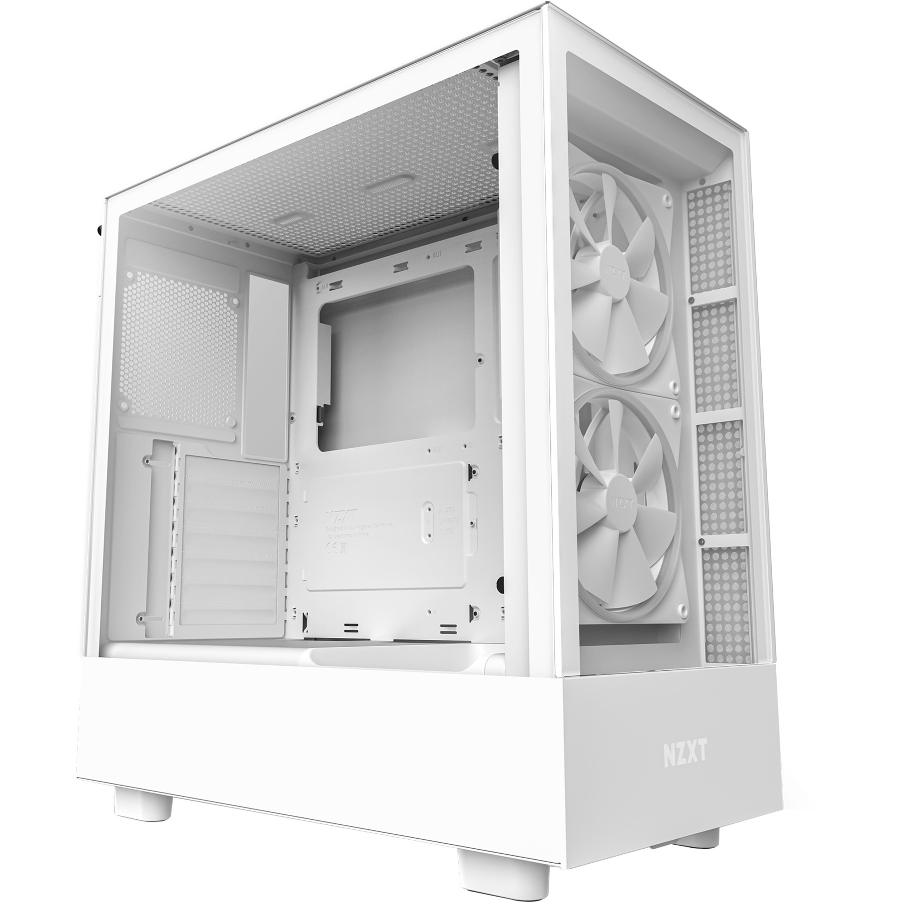NZXT H5 Elite, weiß, Glasfenster