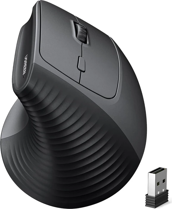 UGREEN Vertikale Ergonomische Maus Bluetooth & 2.4G Maus kabellos