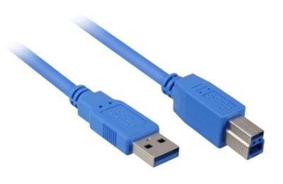 USB 3.0-Anschlusskabel A->B 1,8m