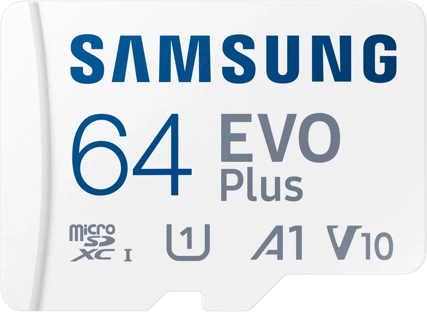 64GB Samsung EVO Plus 2024 R160 microSDXC Kit, UHS-I U1, A1, Class 10