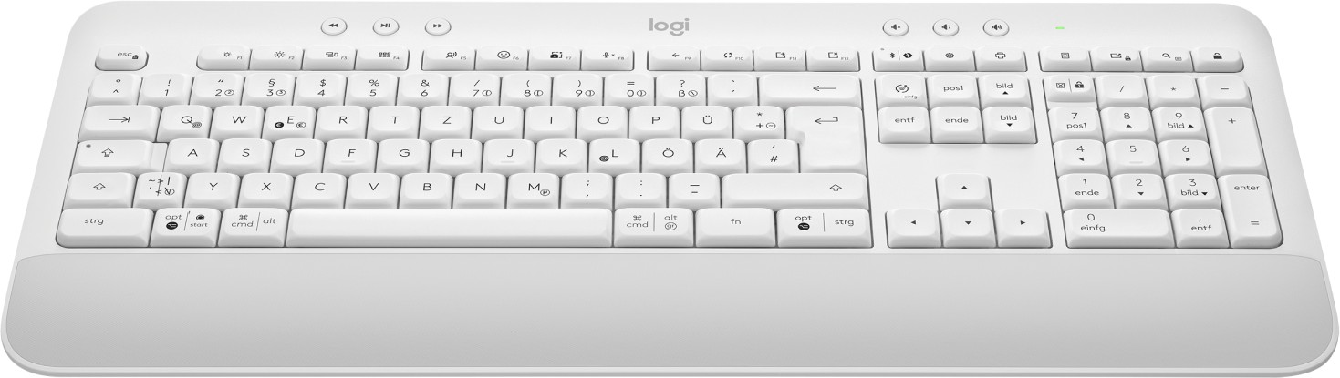Logitech Signature K650 Comfort, Graphite, Logi Bolt, USB/Bluetooth, DE