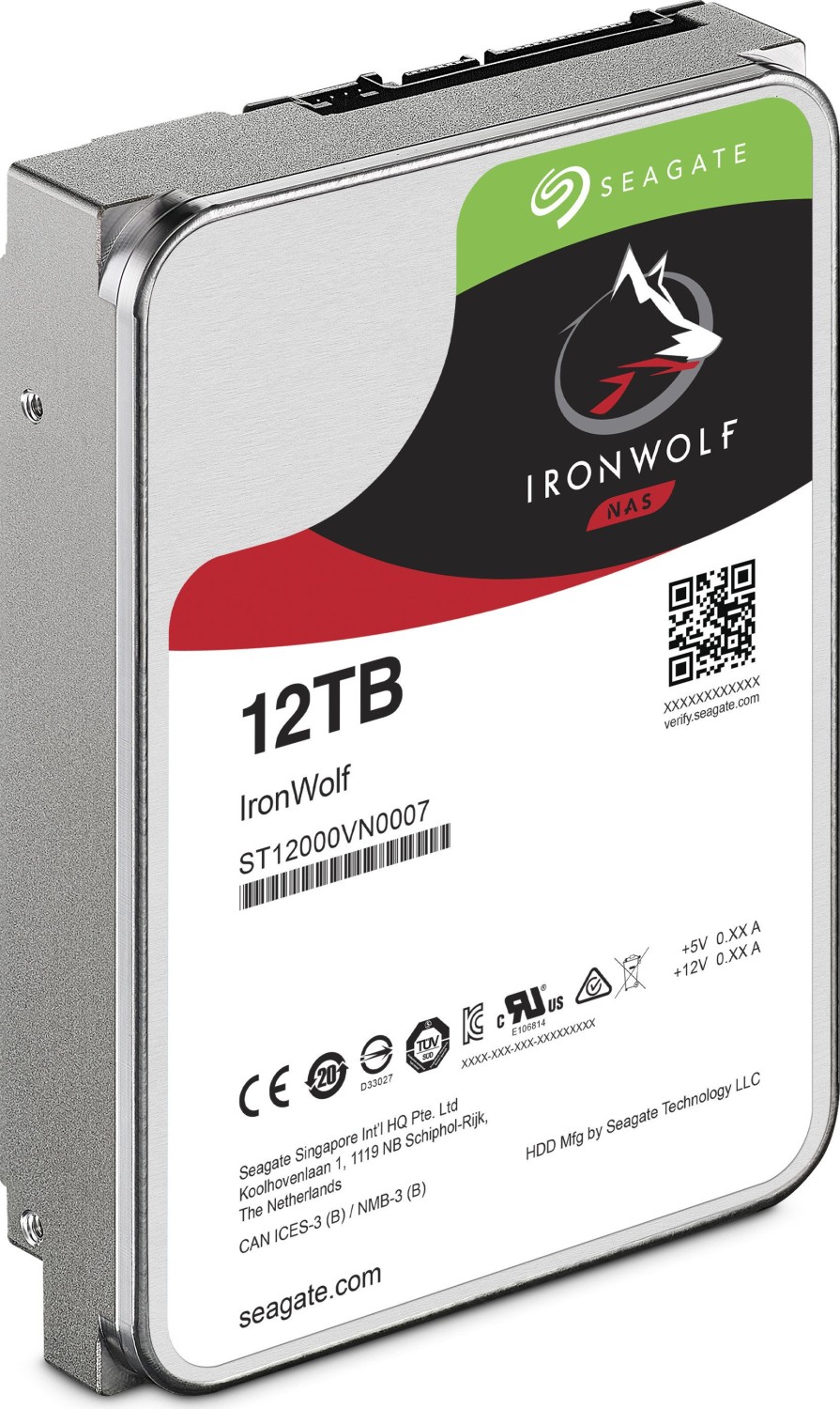 12TB Seagate IronWolf NAS HDD - ST12000VN0008