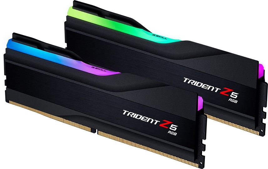 32GB G.Skill Trident Z5 RGB schwarz DIMM Kit, DDR5-6400, XMP - F5-6400J3239G16GX2-TZ5RK