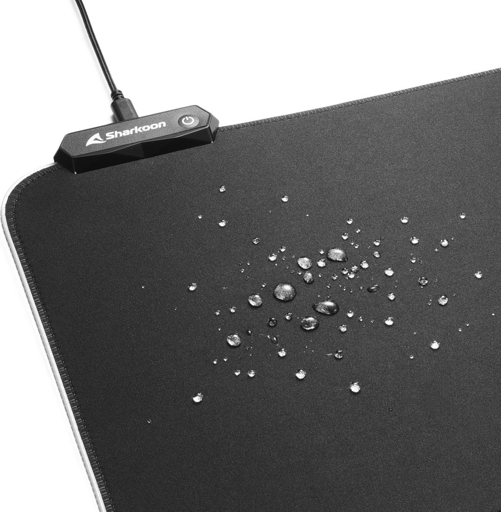 Sharkoon 1337 RGB V2 Gaming Mat 360, schwarz