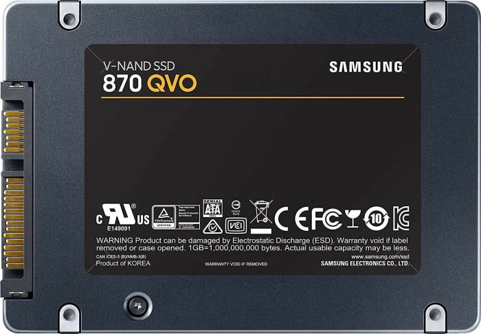 1000 GB Samsung SSD 870 QVO Series