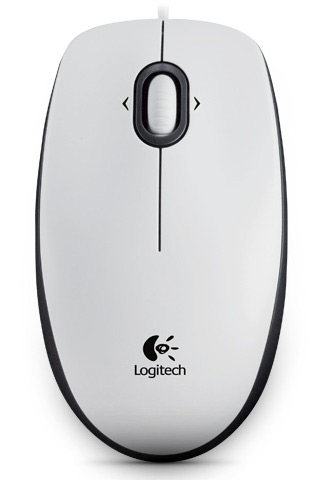 Logitech M100 Optical Mouse weiß