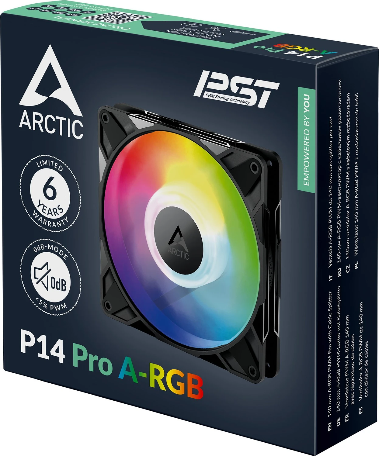 ARCTIC P14 Pro A-RGB, schwarz, 140mm