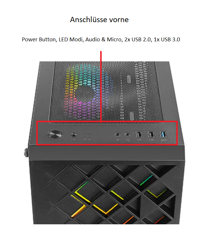 X-Gaming PC | AMD Ryzen 7 5700G | 64GB RAM DDR4 | 2000GB SSD NVMe | 4000GB HDD | WiFi | Spectra Black | Windows 11 Pro