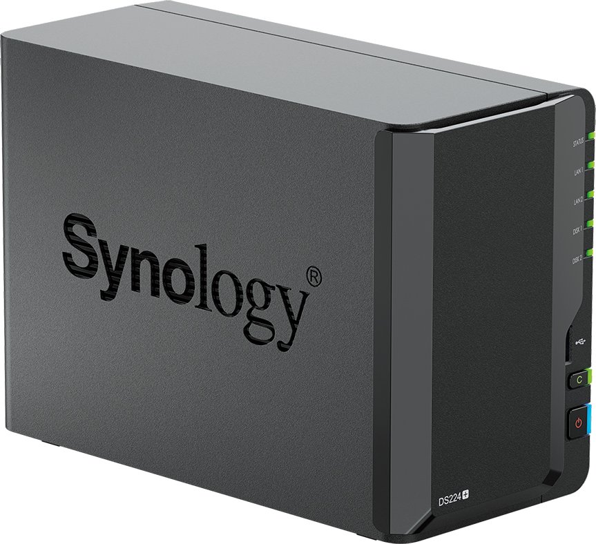 Synology DiskStation DS224+, 2GB RAM, 2x Gb LAN