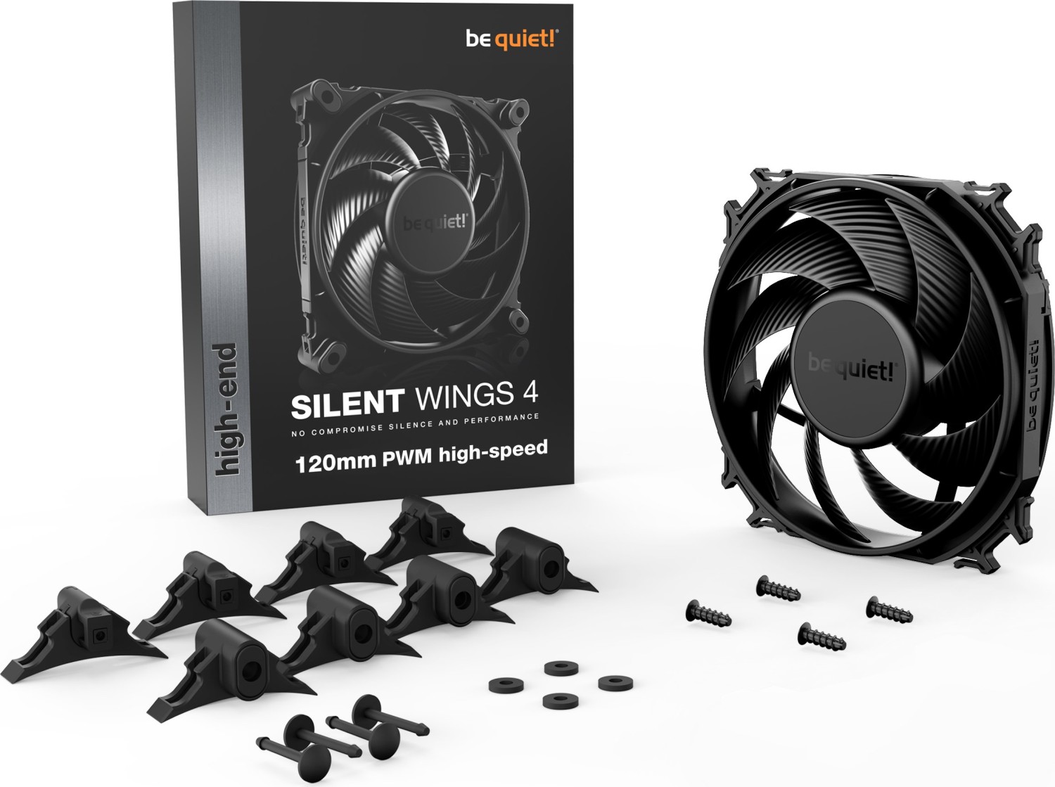 120mm, be quiet! Silent Wings 4 PWM High-Speed