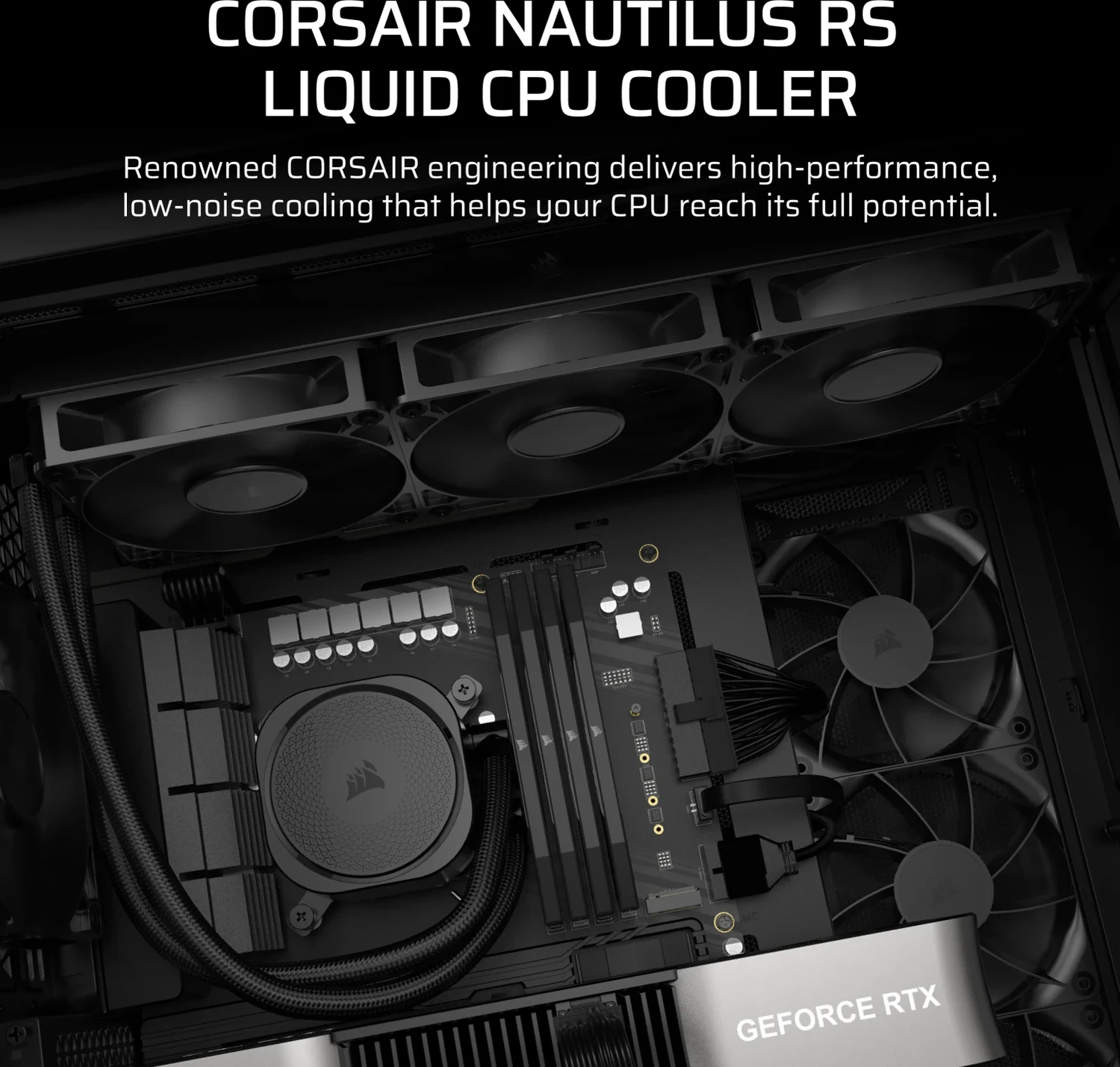 Corsair Nautilus 360 RS, schwarz