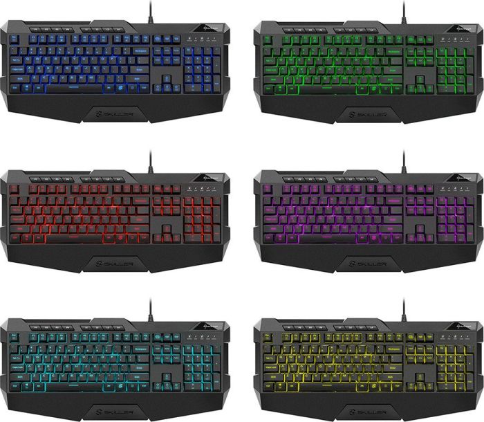 Sharkoon Skiller SGK4, LEDs RGB