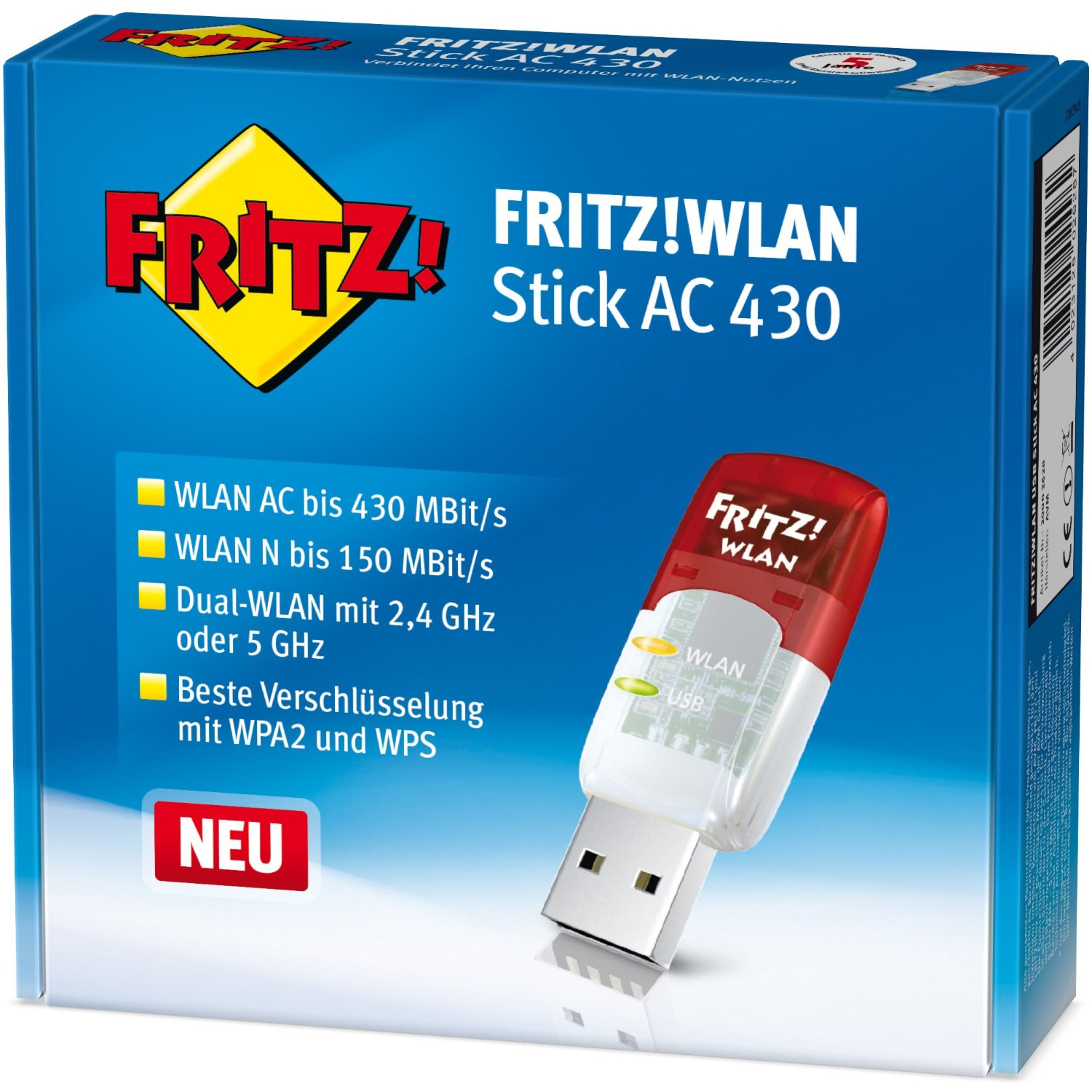 AVM FRITZ!WLAN USB Stick AC 430
