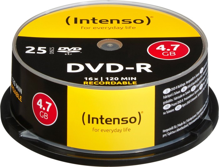 Intenso DVD-R 4.7GB 16x, 25er Spindel