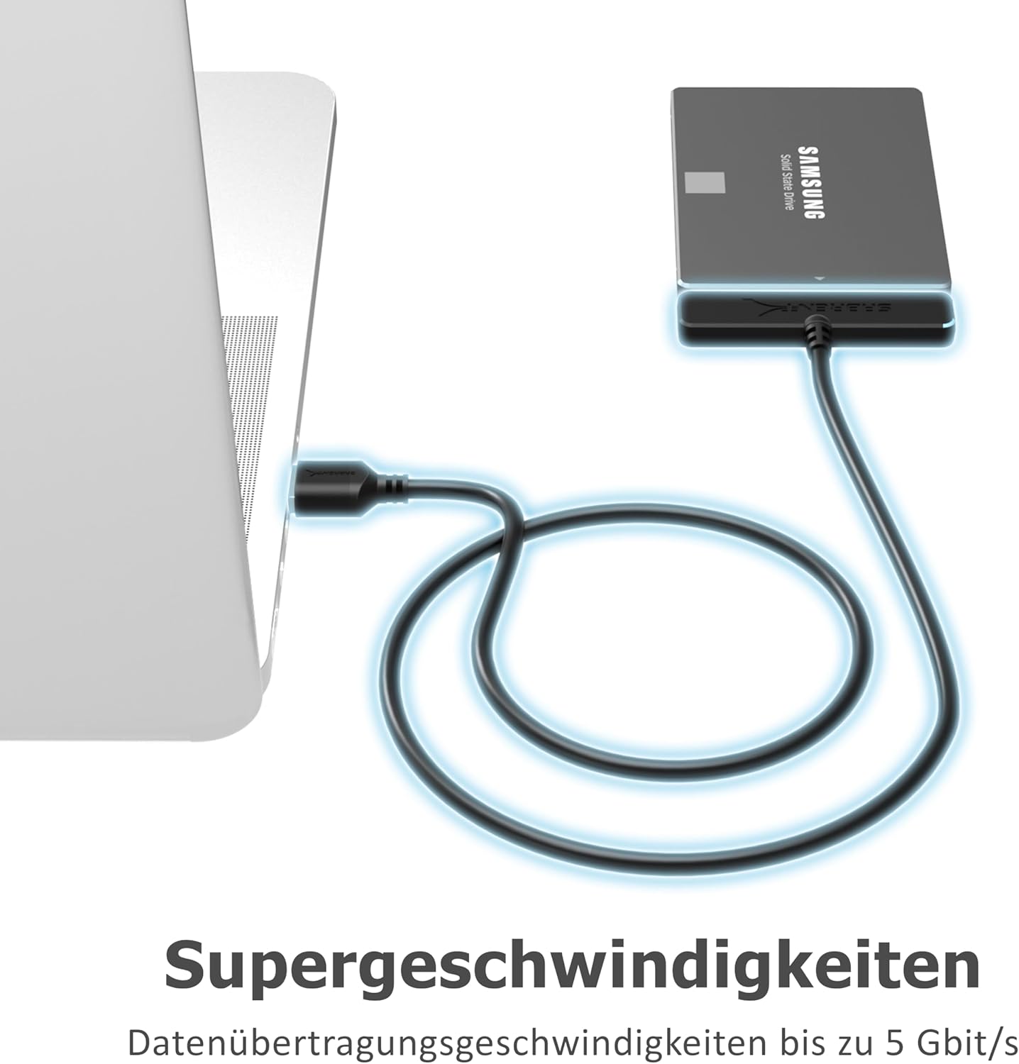 SABRENT SATA USB Adapter SSD HDD 2,5 Zoll Festplattenadapter SABRENT SATA USB Adapter SSD HDD 2,5 Zoll Festplattenadapter