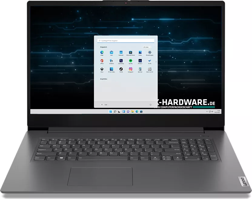 #7272 │ Lenovo V17-IRU │ 17,3" │ Intel® U300 │ 5x 4.40GHz │ 16GB DDR4 RAM │ 1000GB NVMe SSD │ Windows 11 Pro