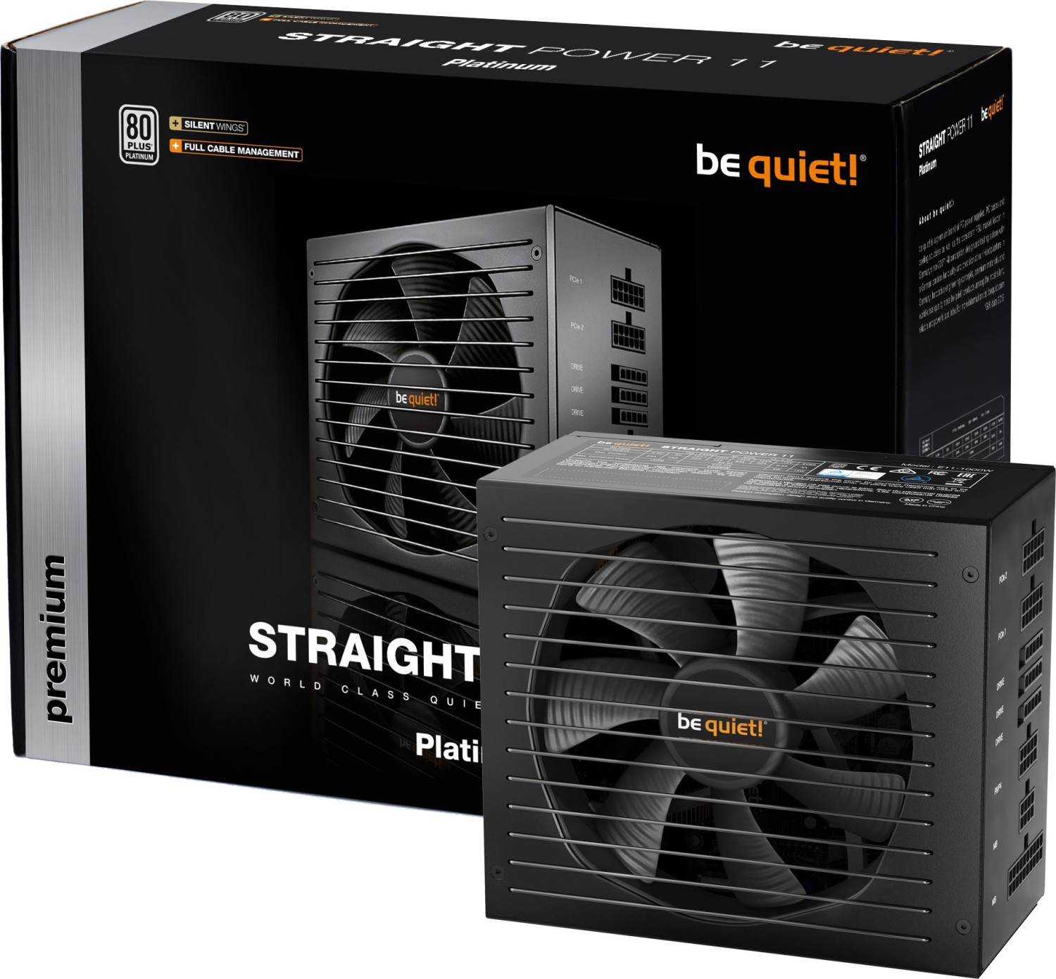 650W Be Quiet! Straight Power 11 Platinum ATX 2.51 - BN306