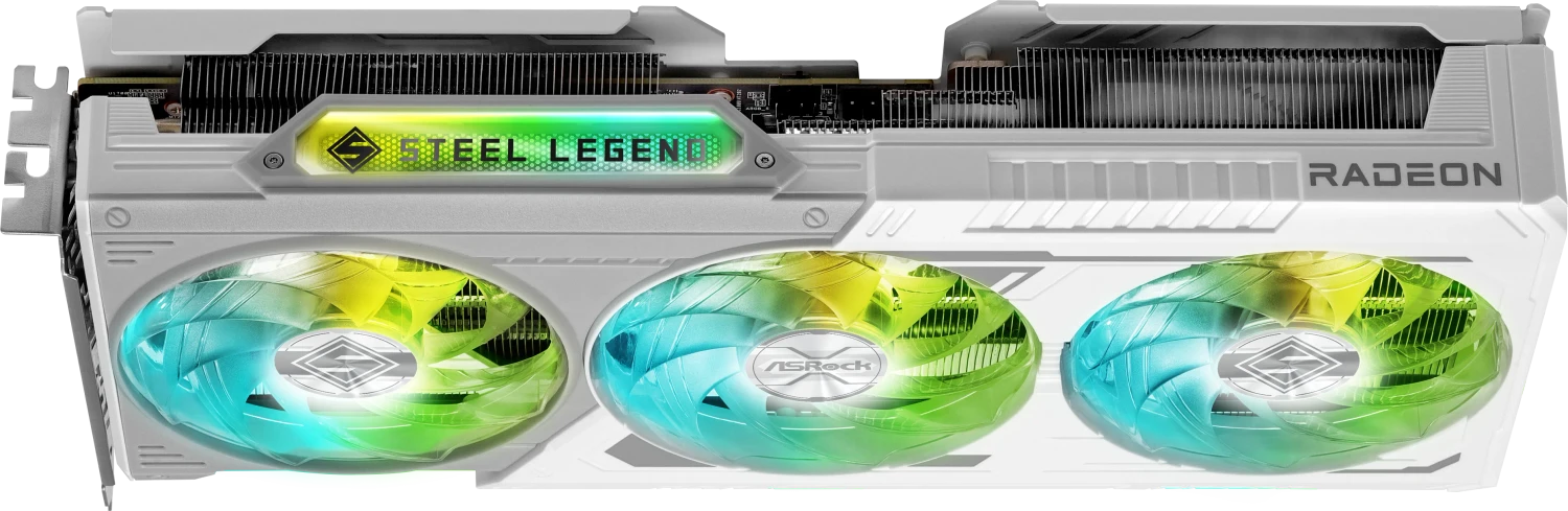 ASRock Radeon RX 9060 XT Steel Legend 16GB OC, RX9060XT SL 16GO, 16GB GDDR6, HDMI, 2x DP