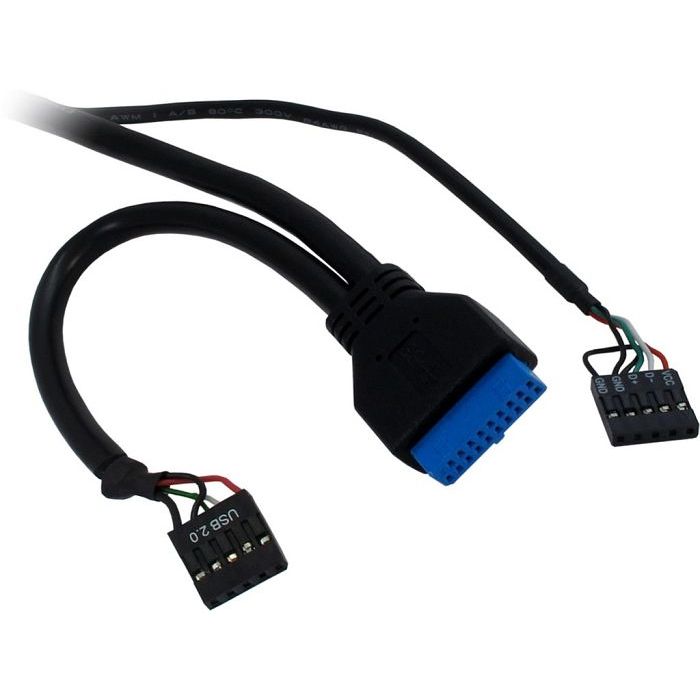 Inter-Tech Nitrox CI-01 Multi-Slot-Cardreader, USB 3.0 19-Pin Stecksockel [Stecker]