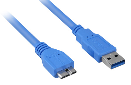 USB 3.0-Anschlusskabel A->Micro-B 3,0m